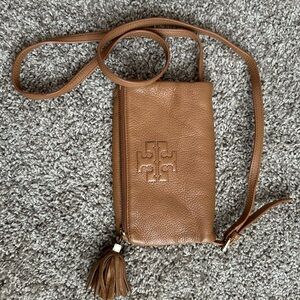Tory Burch Leather Crossbody Flap Purse